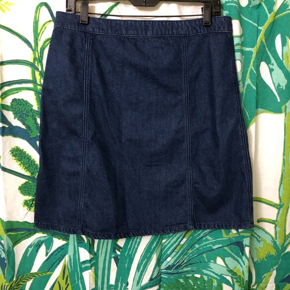 Nwt Anthropologie denim skirt size 10 - Picture 7 of 8